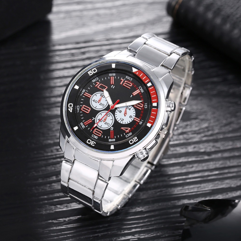 Jam tangan pria analog harga termurah Jam Tangan pria Fashion COOL FASHION M102 putih