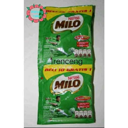 

nestle MILO renceng/1 renceng isi 10pcs X22gram