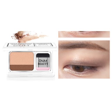 DNM MINI EYE MAGAZINE EYESHADOW WATERPROOF - eyeshadow murah +aplikator / DNM Lazy Dua Warna Gradien