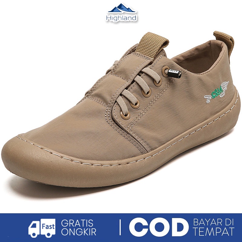 COD Highland Sepatu Pria Sneakers Sepatu Lari Running Olahraga Sport IMPORT MC102