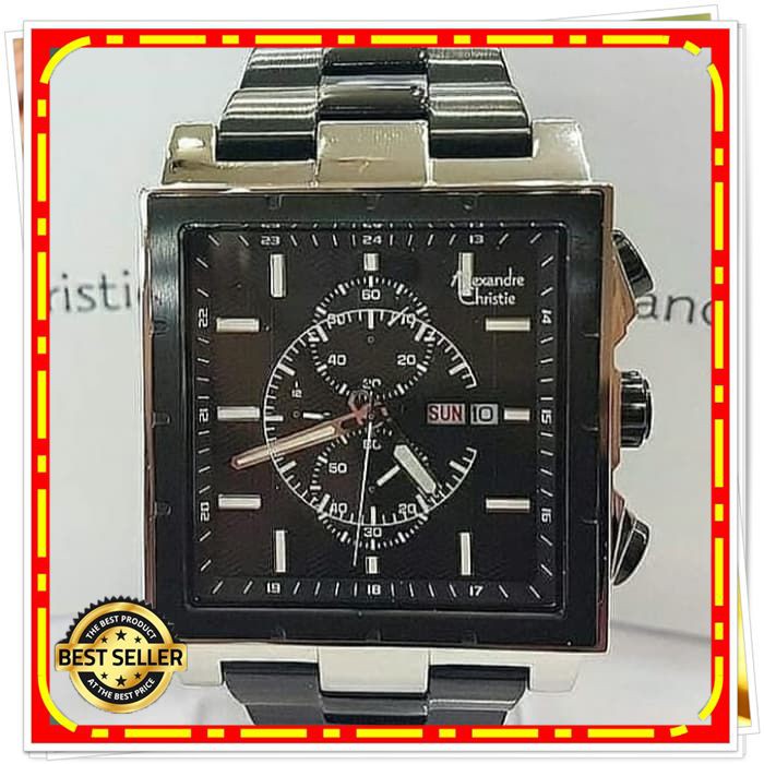 ALEXANDRE CHRISTIE AC 6460 PRIA SILVER BLACK ORIGINAL