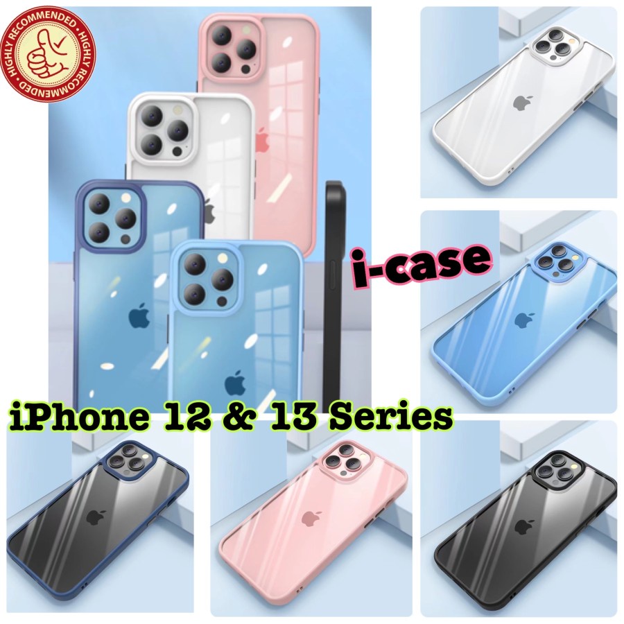 IPON 13,12 Pro Max Case Hybrid Mika Transparant iphone12 iphone13