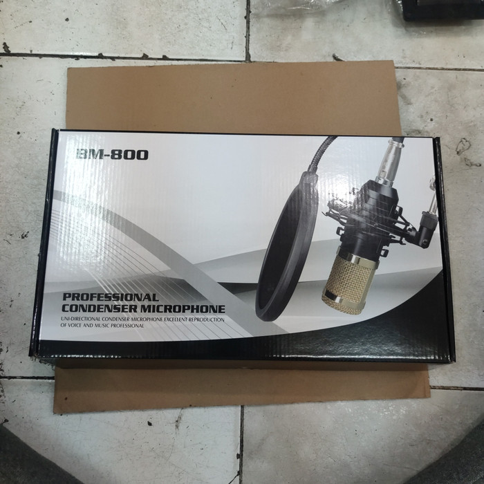 Professional Mikrofon Penyiaran dan rekaman BM 800 / Mic Mik BM800