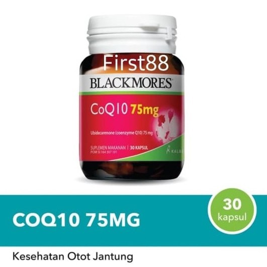 Blackmores CoQ10 75mg BPOM Kalbe - 30 Kapsul