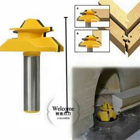 Mata Profil Sambungan Siku Lock Mitter Router 45 Degree AS 8mm *MPM16