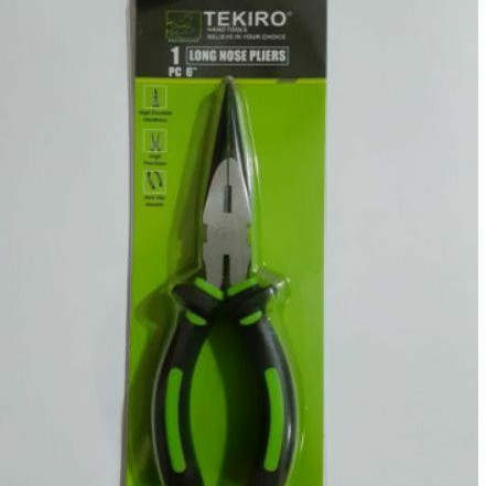 TANF LANCIP 6 INCHI TEKIRO/ LONG NOSE PLIERS