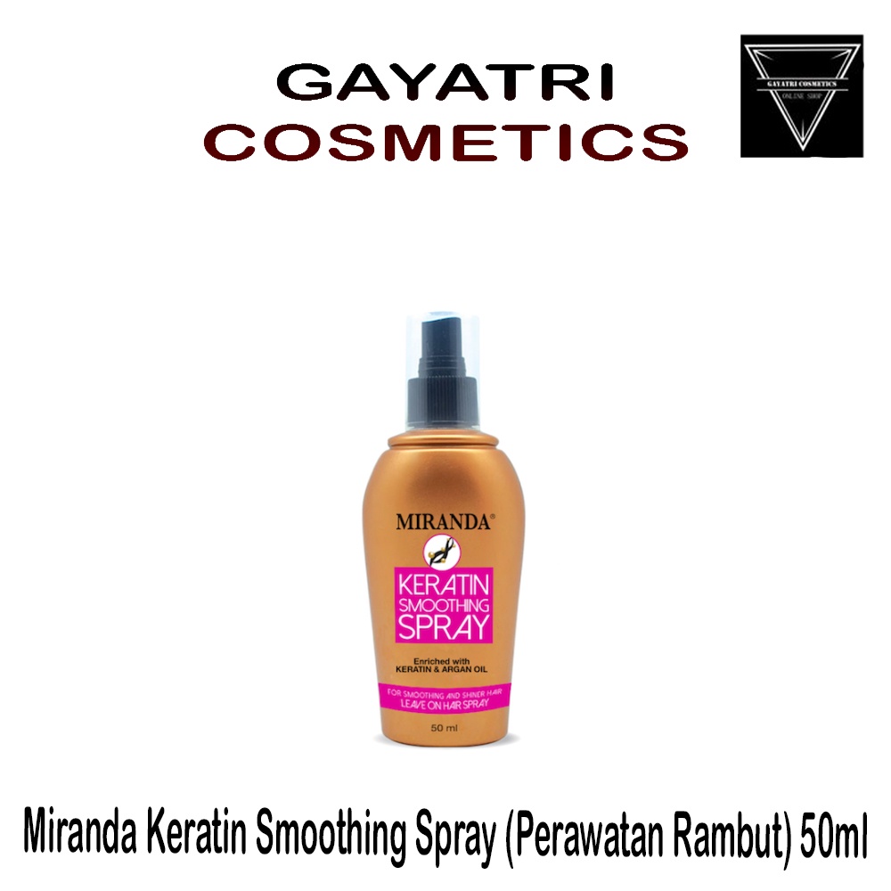 Jual Miranda Keratin Smoothing Spray 50ml Shopee Indonesia 