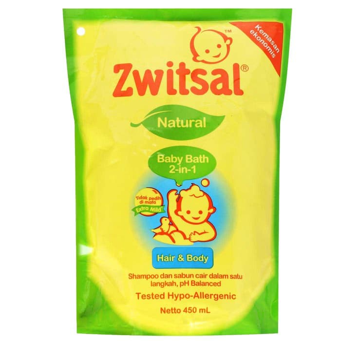 ZWITSAL BABY BATH HAIR N BODY / ZWITSAL / SABUN / SHAMPOO