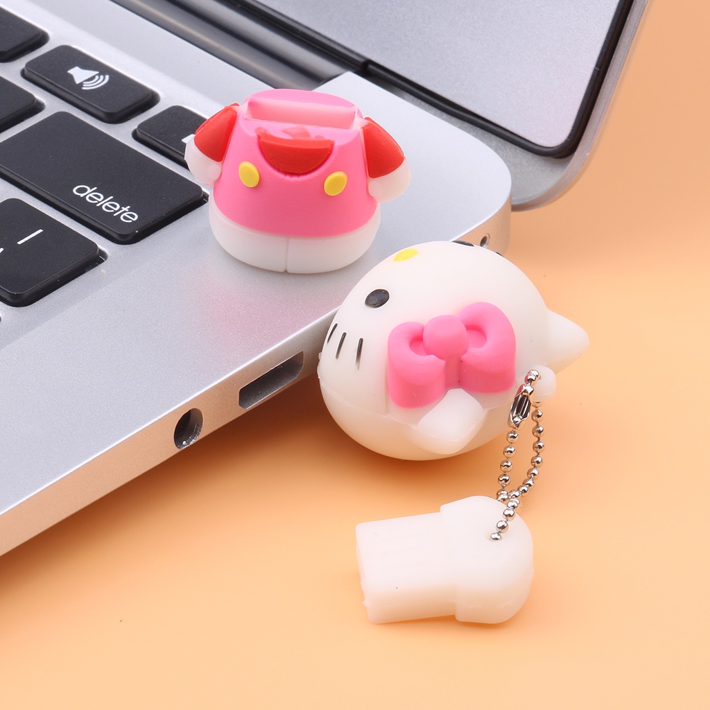 Usb Flash Drive Portable High Speed Desain Hello Kitty Kapasitas 8GB / 16GB / 32GB / 64GB / 128GB