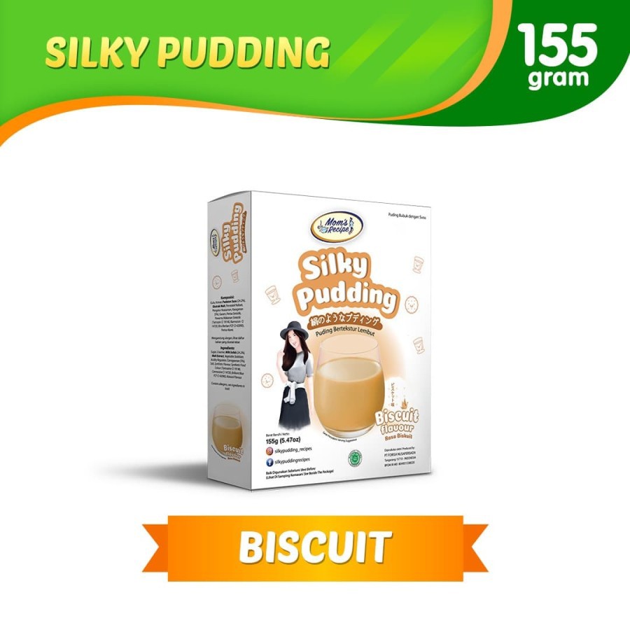 SILKY PUDDING BISCUIT PUDING SUTERA BISKUIT MOMS RECIPE 155gr