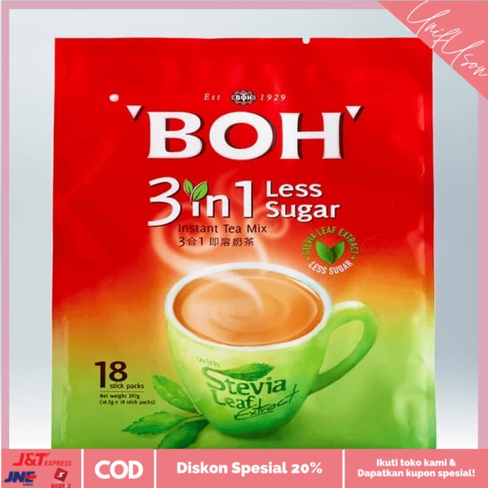 

⭐COD⭐ teh tarik Malaysia boh Original Less sugar