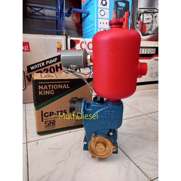 Pompa Air NATIONAL KING GP-125 × Otomatis Tabung Plastik