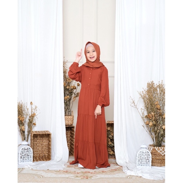 TERMURAH - GAMIS ANAK POLOS HOMEY ANAK PLAIN BAHAN KATUN RAYON VISCOSE PREMIUM NYAMAN DIPAKAI BISA C