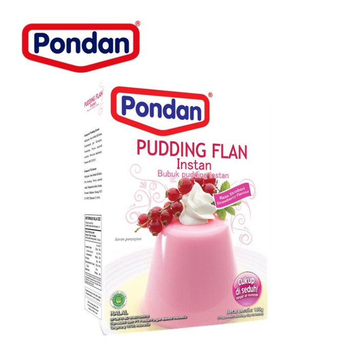 

Pondan Pudding Flan Instan Strawberry 180 Gr