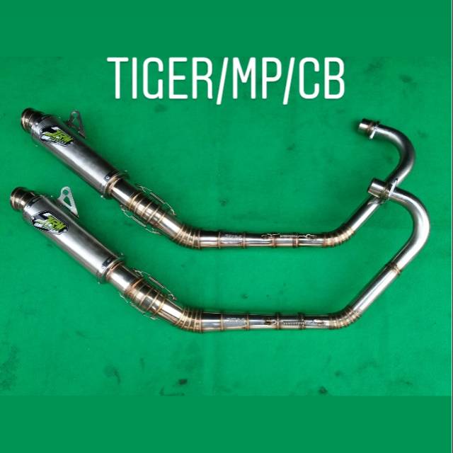 Knalpot racing tiger 200cc jrm racing muffler