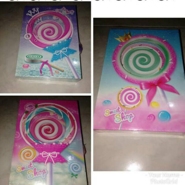 

Buku diary besar LOLIPOP dilengkapi gembok