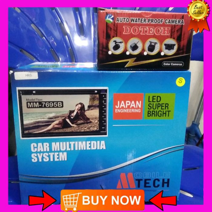 Doubledin MTECH seri mm-7695B millorink and camera parkir dotech.audio mobil murmer