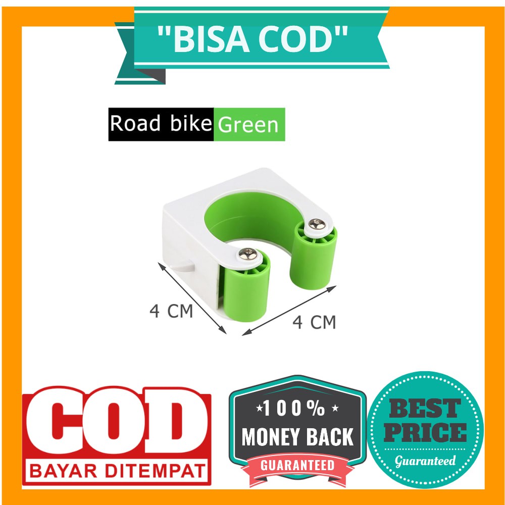 BISA COD Vorcool Alat Gantung Sepeda Wall Mount Hook Parking Bike Display Size S - L150 - Green