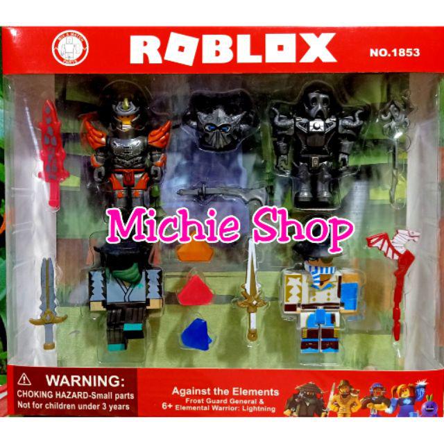 Figure Roblox Set A B Sedang Shopee Indonesia - jual roblox the champions of roblox 6 figure pack jakarta barat