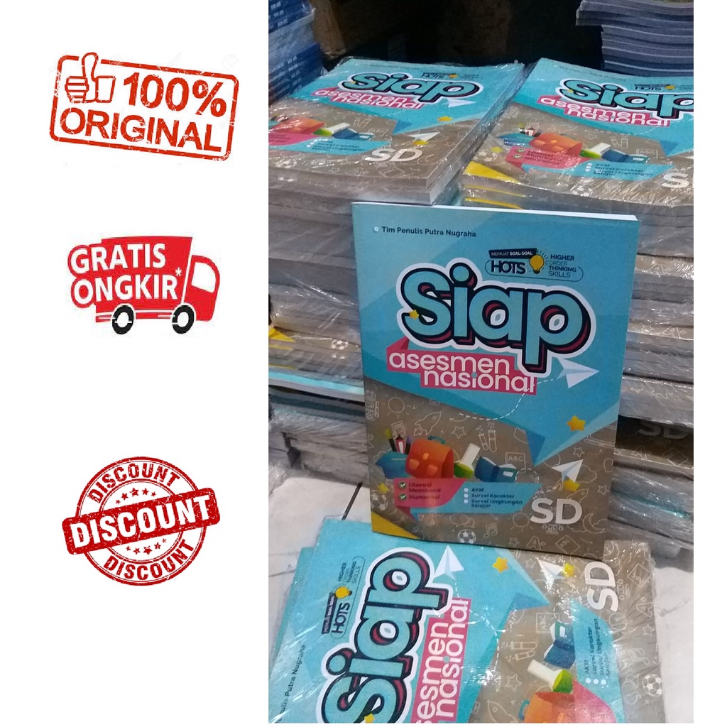BUKU SIAP ASESMEN NASIONAL SD - Penerbit Putra Nugraha
