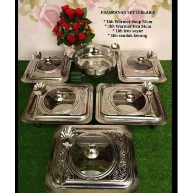 Prasmanan setengah Kaca/Set Prasmanan.