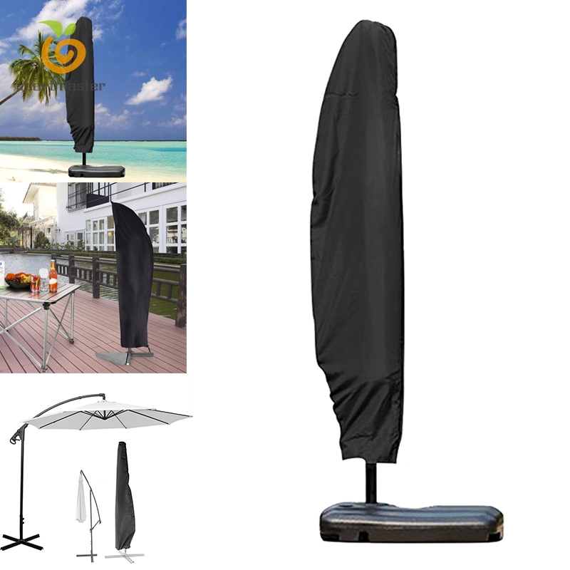 Parasol Umbrella Cover Waterproof Dustproof Cantilever Outdoor Garden Patio Umbrella Shield Shopee Indonesia