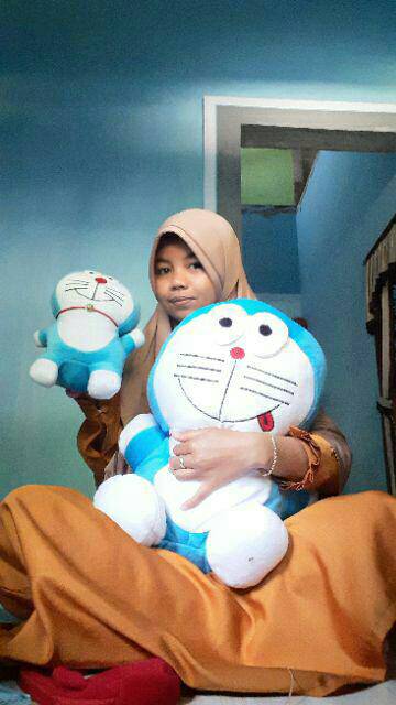 Sepasang boneka doraemon polos XL&amp;M