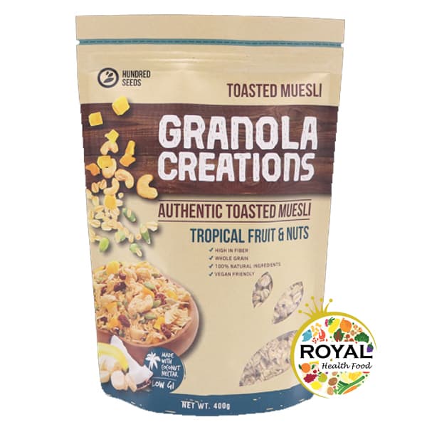 

Jual Granola Creation 400 Gr Toasted Muesli - Tropical Fruits & Nut