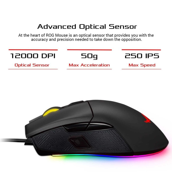 ASUS ROG Gladius II Aura Sync RGB - Gaming Mouse