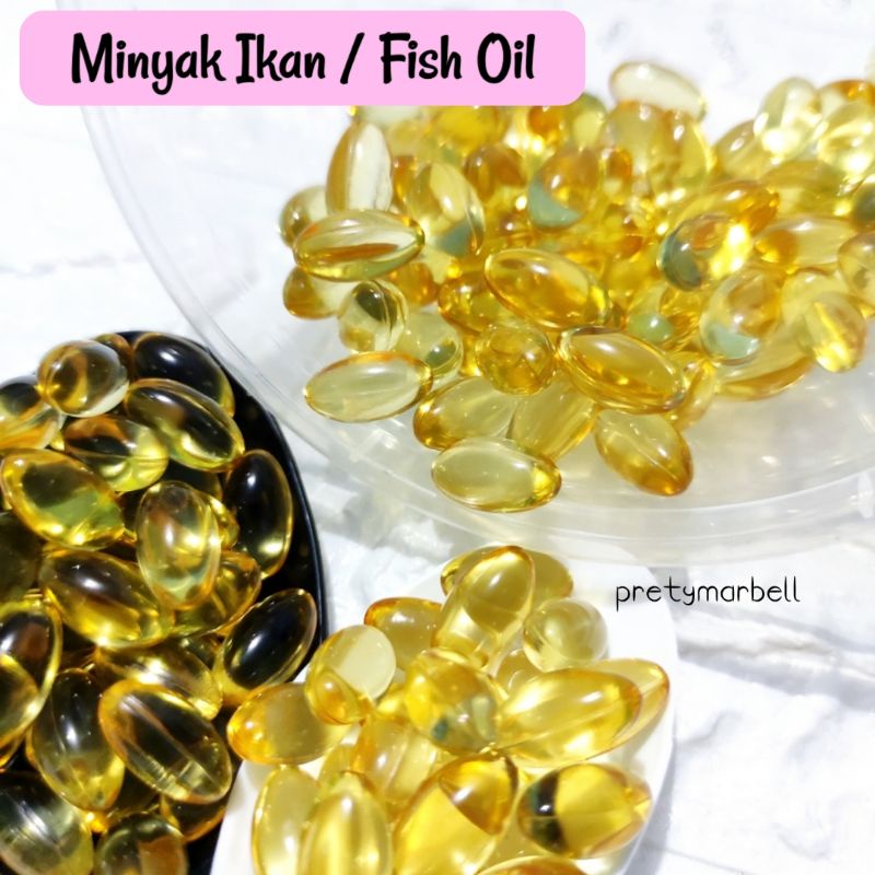 Minyak Ikan Fish Oil Suplemen Kucing 30 Butir Murah