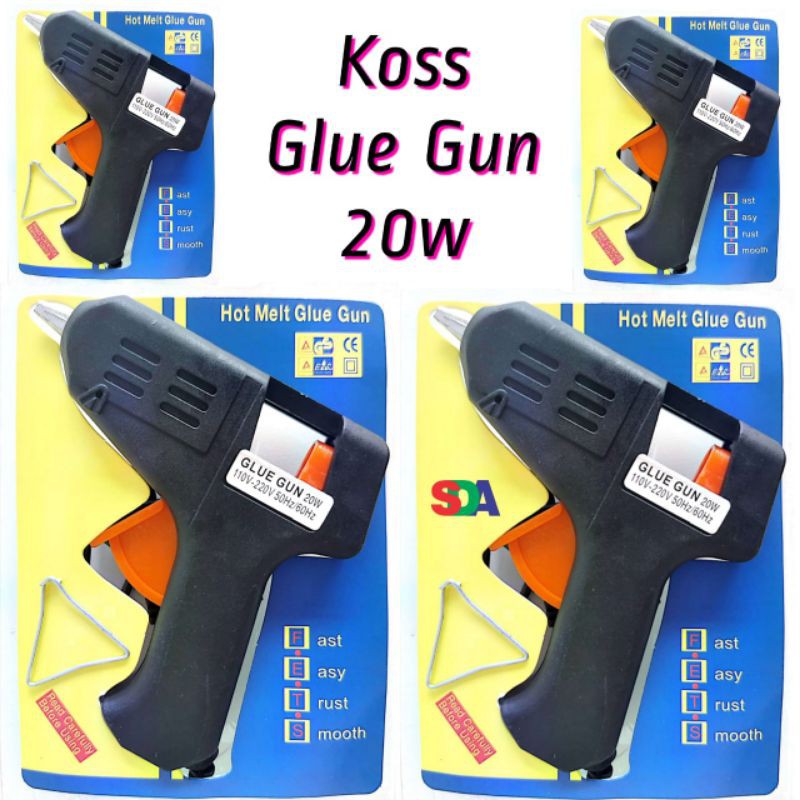 Koss Lem Tembak Glue Gun 20/40 watt