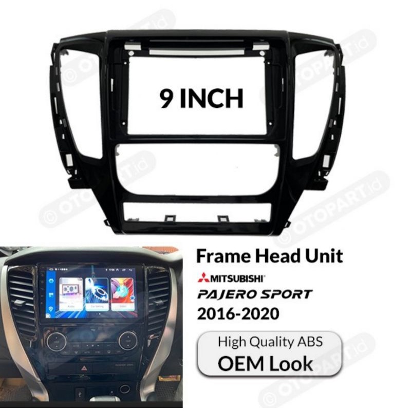 FRAME 9 INCH PAJERO 2016 PAJERO 2017 PAJERO 2018 PAJERO 2019 PAJERO 2020