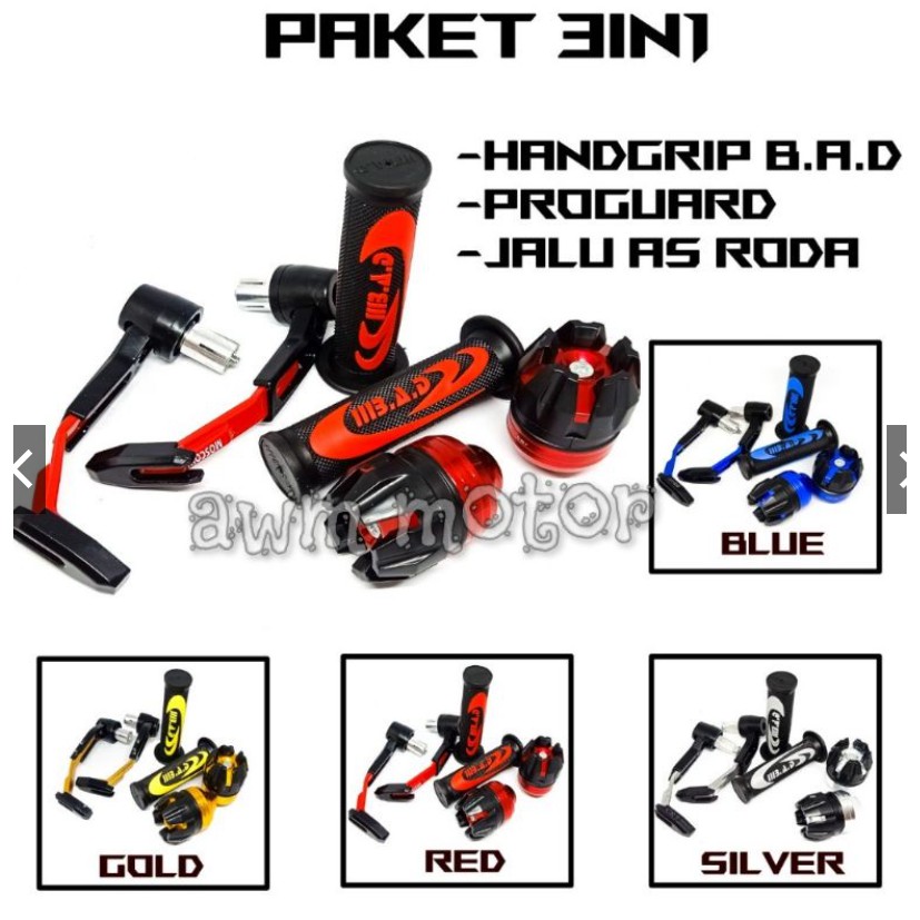 Proguard Jalu stang motor jalu as motor hand grip bad Nike - satu paket