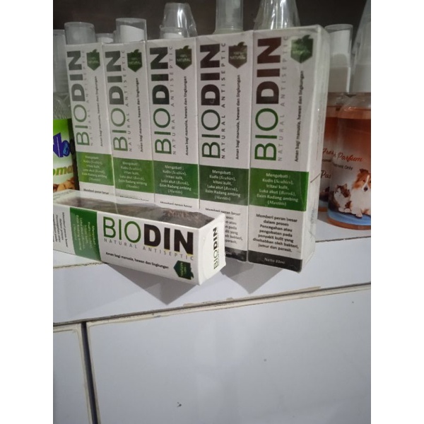 biodin spray 20ml obat jamur borok scabies
