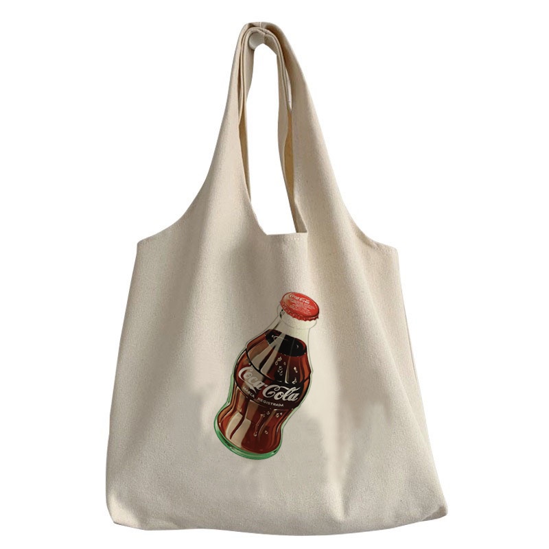 TOTEBAG 3.0 BESAR CANVAS ORIGINAL VINTAGE 8858 BIG CANVAS BAG TAS KANVAS-COCA COLAA