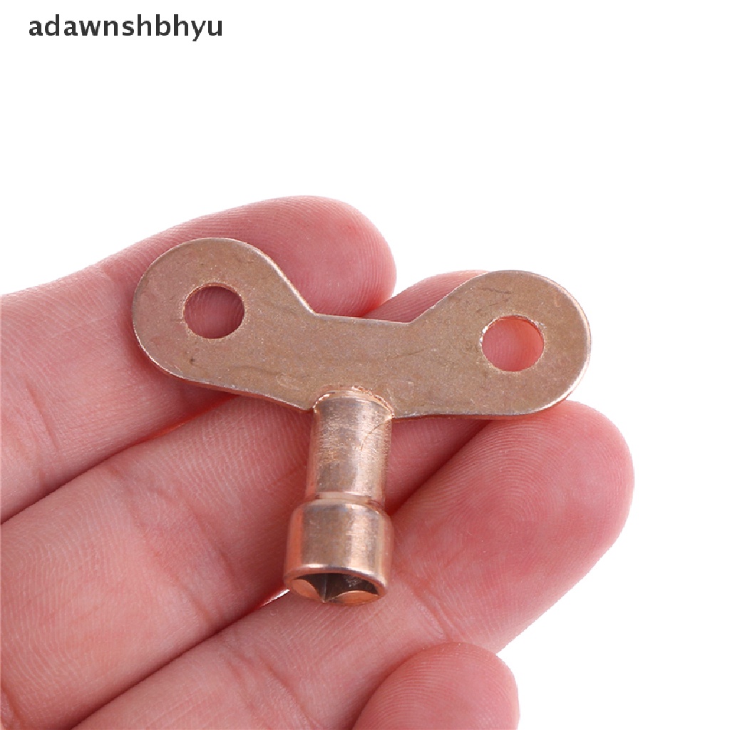 Adawnshbhyu 4 Pcs Air bleeding keys Kuningan Padat radiator Berdarah Alat Kunci Ledeng Alat keys