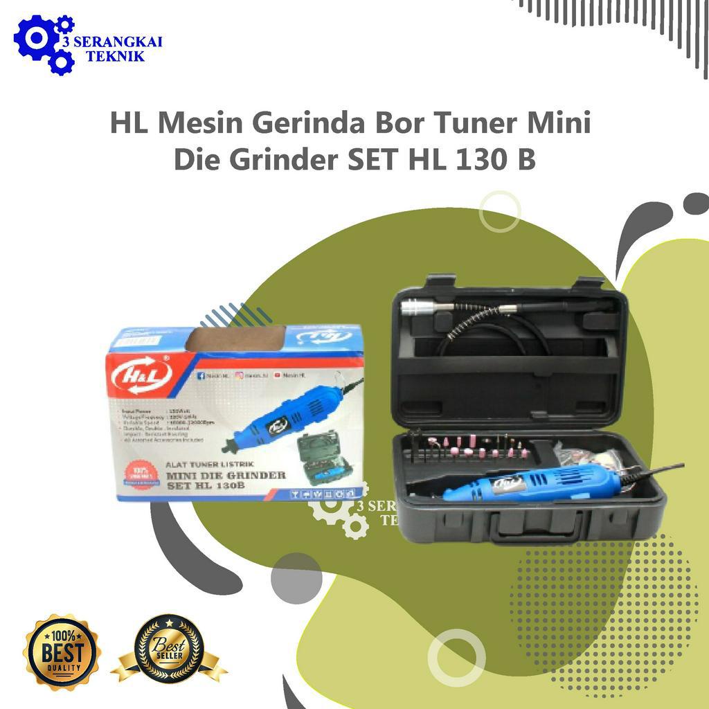 HL Mesin Gerinda Bor Tuner Mini Die Grinder SET HL 130 B