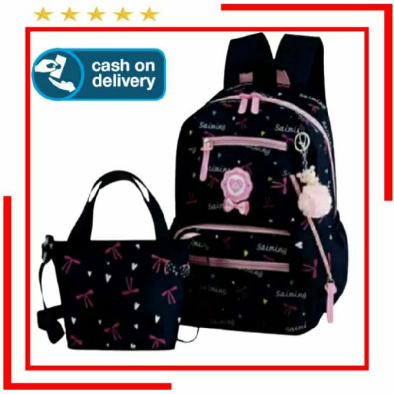 Tas Sekolah Anak Perempuan/Sd -Smp -Backpack Ransel Wanita-DnR-01