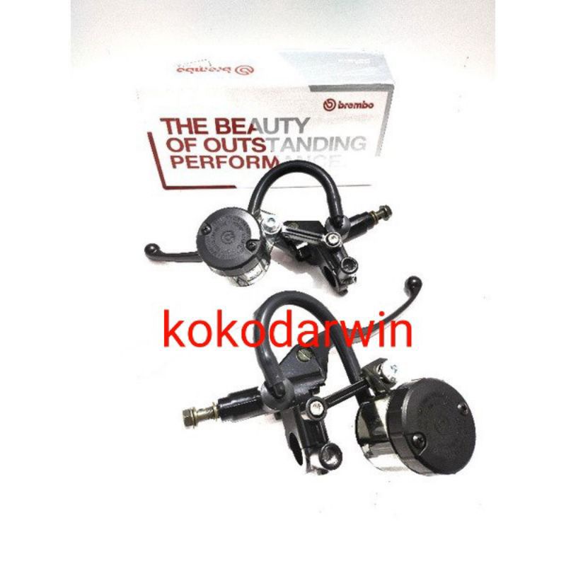 master rem set kiri kanan brembo tabung minyak rem jumbokelengkapan :master rem ( kiri kanan ada bre