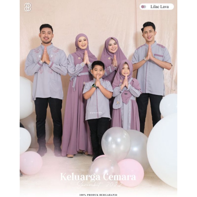 SARIMBIT KELUARGA CEMARA BY PUAN Lilac lava