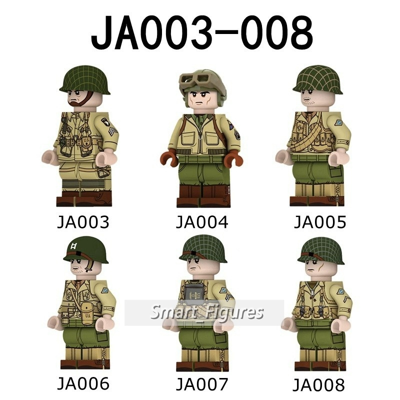 Koleksi Minifigures US Marine Corps WWII U.S. Action Figure Tentara Medikal Mini Untuk Hadiah