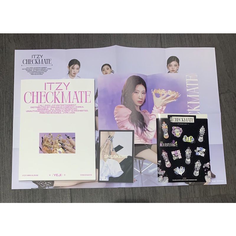 ITZY Checkmate album only  - YEJI VER (UNSEALED)