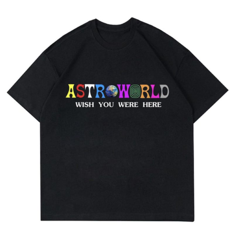 Kaos Travis Scott Album Astroworld Tee Rap Rapper Musik Merch Baju Vintage Oversize Oversized Origin