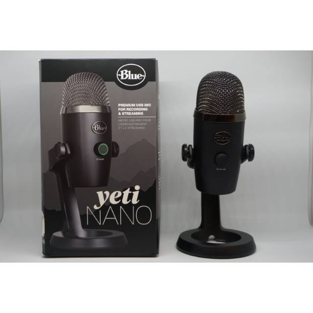 Yeti Blue Nano Premium USB Recording Streaming Microphone Blackout (second)