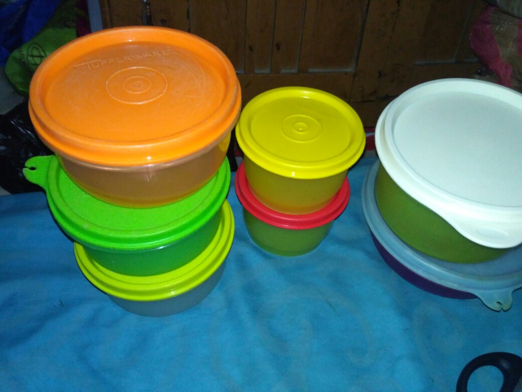 Wadah Mini Tupperware Bekas