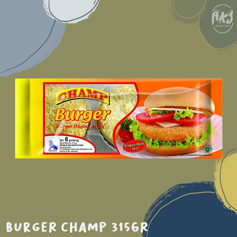 

Champ Crispy Burger 315gr