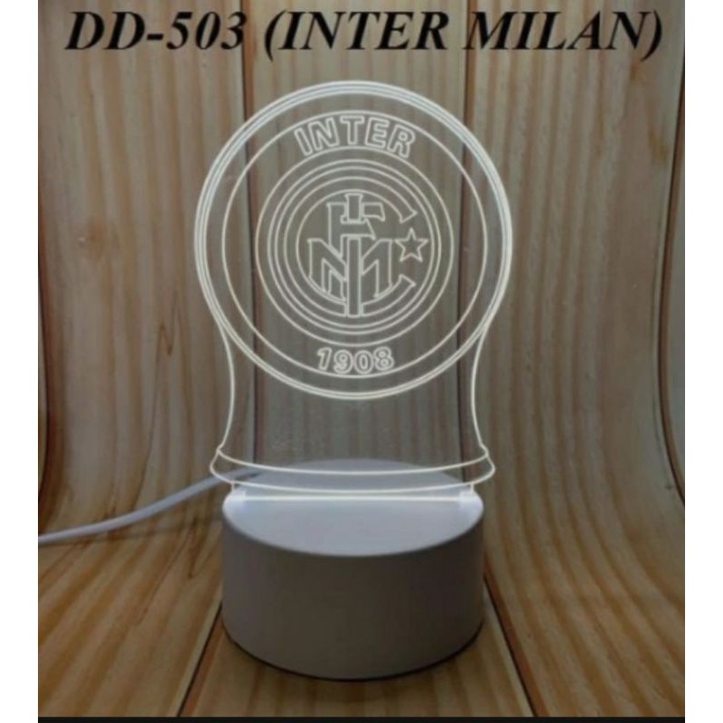 Lampu Akrilik Lampu InterMilan Lampu Malam Lampu Kamar Lampu Meja Lampu Hias Lampu Cantik
