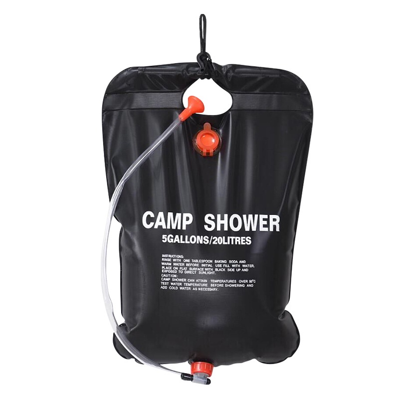 TAS AIR CAMPING MURAH // Camp Shower Bag 20 Liter / Tas Air - Hitam