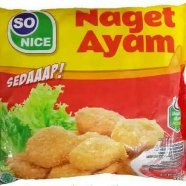 

SO NICE CHICKEN NUGGET NAGET AYAM SEDAAP 250 GR