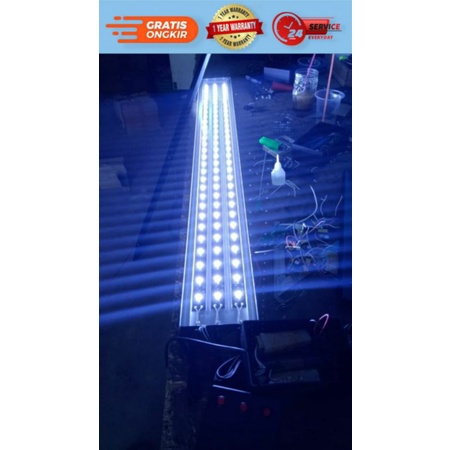 Lampu led tanning arwana hpl diy 180watt 50-120cm free gantungan